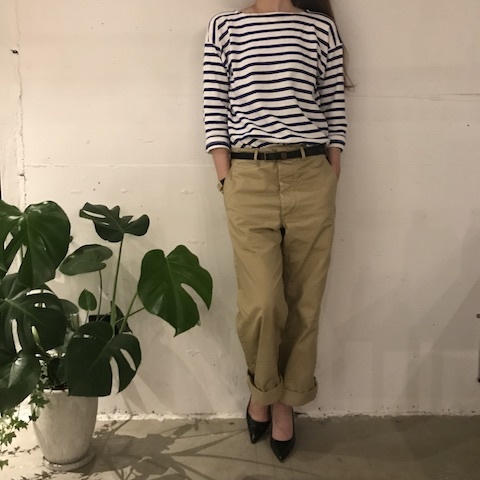 sans limite ボーダー　と　チノパン_d0364239_14023061.jpg