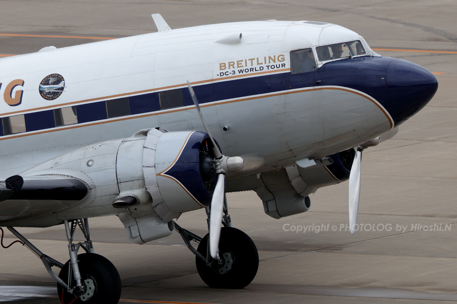 2017/5/27 Sat. 福島空港 -BREITLING DC-3A \"HB-IRJ\"-_b0183406_01045787.jpg