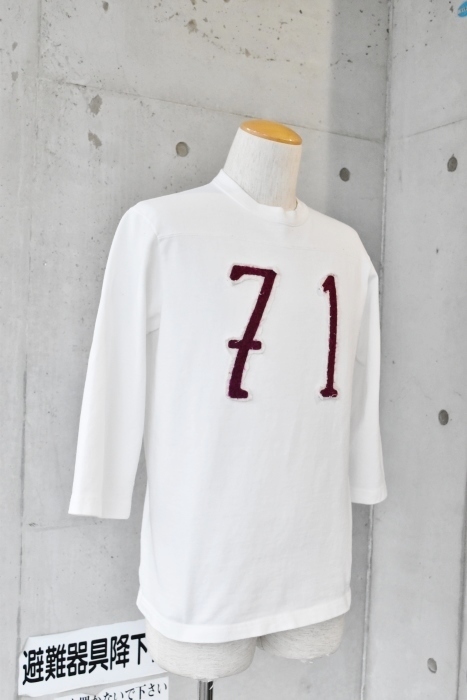 魅惑のBIRVIN より人気のモデル・再♪ FootBall 7分TEE・DAMAGED「71」_d0152280_08421291.jpg