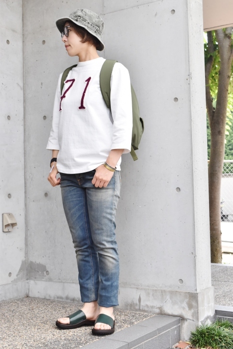 魅惑のBIRVIN より人気のモデル・再♪ FootBall 7分TEE・DAMAGED「71」_d0152280_08453113.jpg