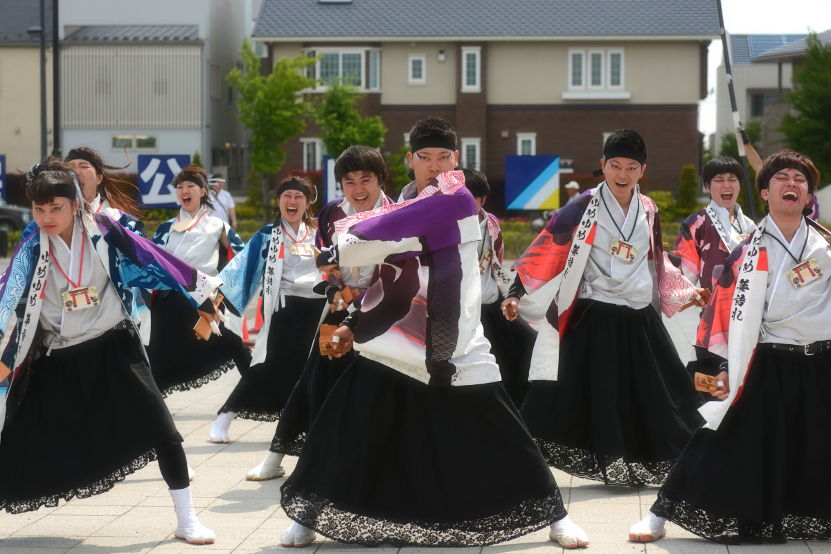 ちばYOSAKOI 2017 合同お披露目会＆公開練習　「鴉」さん_c0276323_14204502.jpg