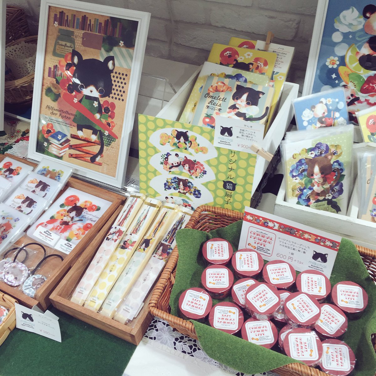 東急ハンズ梅田店『パンダと猫の雑貨展』猫作品たっぷりご紹介_d0322493_23423238.jpg