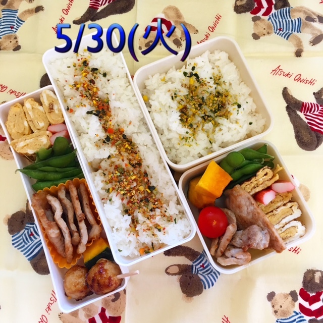 今週のお弁当（5/30～6/2）_f0332332_21182667.jpg