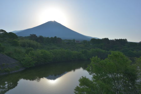 2017年5月30日　富士宮市上井出　ダイヤモンド富士_c0314839_06261303.jpg