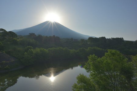 2017年5月30日　富士宮市上井出　ダイヤモンド富士_c0314839_06275724.jpg