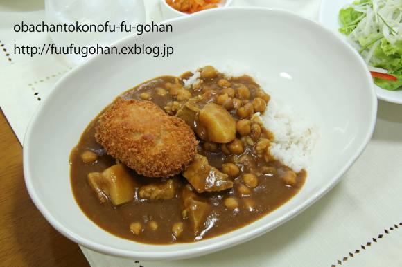 ひよこ豆入りおうちカレー_c0326245_10462098.jpg