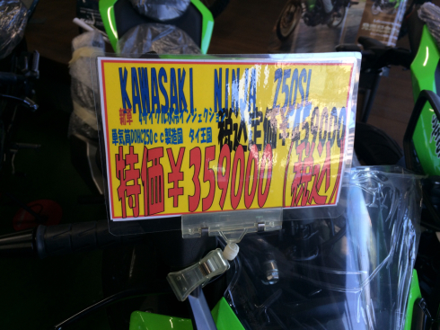 NINJA 250SL 入荷しました。！！！_a0275568_17483524.jpg