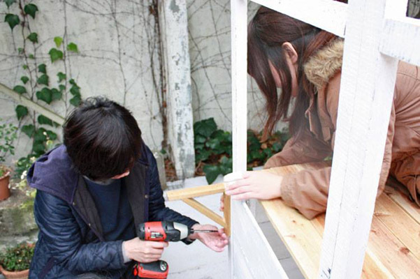小屋の作り方〜女性ひとりで５分で組み立てOKな小屋DIY〜_c0224982_08112510.jpg