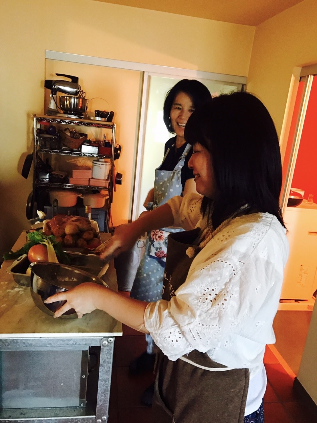 肉焼きレッスン(1.5キロの豚肉ブロック編)|フレンチシェフとコラボレッスンvol.6_b0345136_01350445.jpg