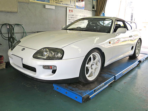 ＴＥＩＮ車高調装着！★ＪＺＡ８０　スープラ★　タイヤ交換も！！_d0156040_18285377.jpg