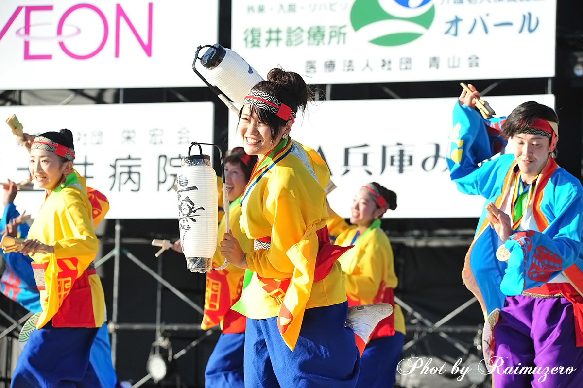 おの恋2016 岡山うらじゃ連 お喜楽祭衆 我楽多 大池メインステージ 012_b0342253_22393162.jpg