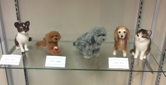 羊毛フェルトで愛犬作り(田辺さり先生クラス)受講生作品展_d0240711_15203835.jpg