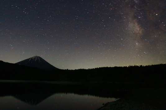 29年6月の富士(1）西湖の富士_e0344396_17225781.jpg