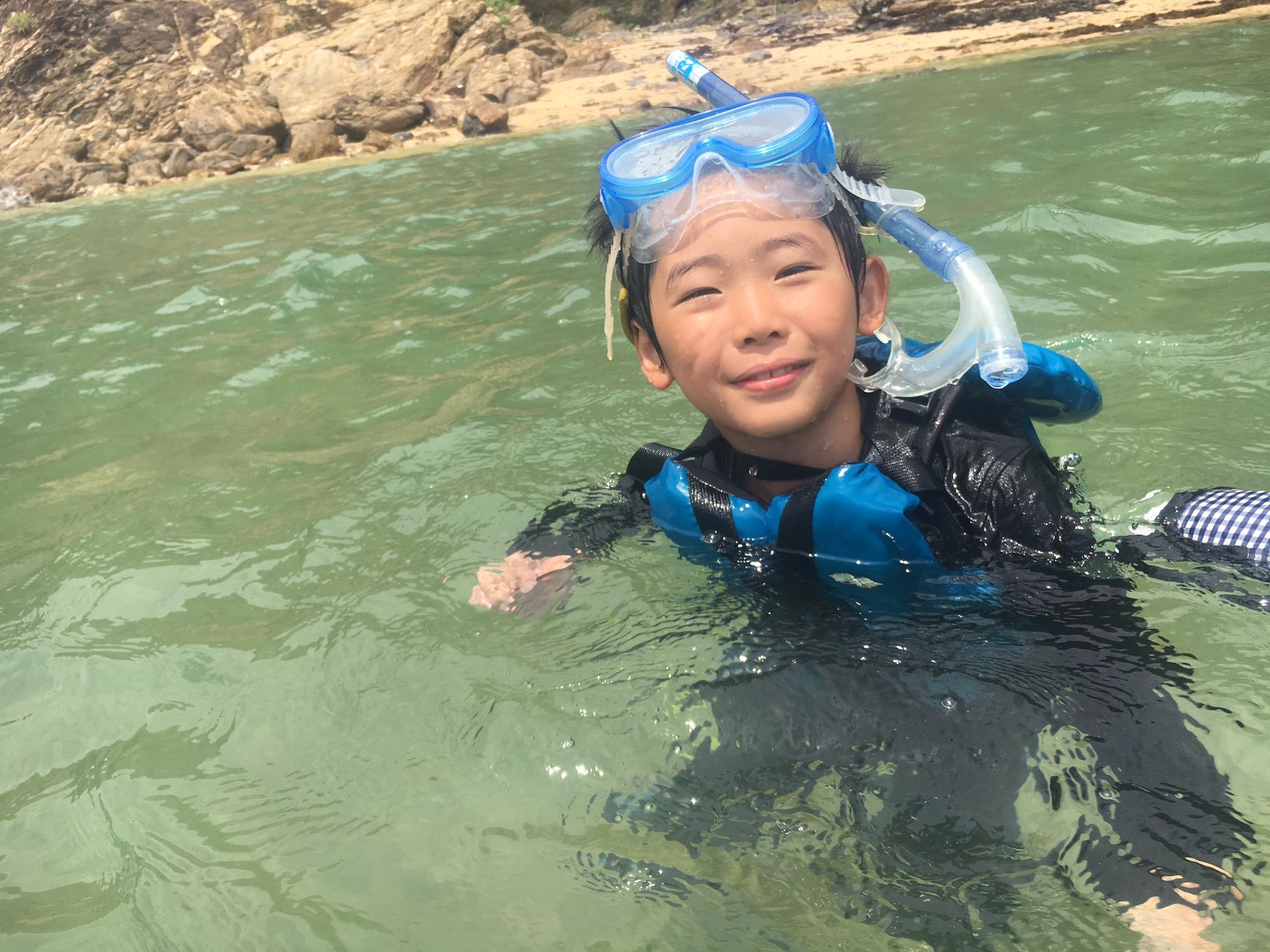 わんぱく冒険学校D〔２日目〕海遊びへ出発だ！シュノーケルをつけて、お弁当を持って、夕方までとことん海_d0363878_19120385.jpg