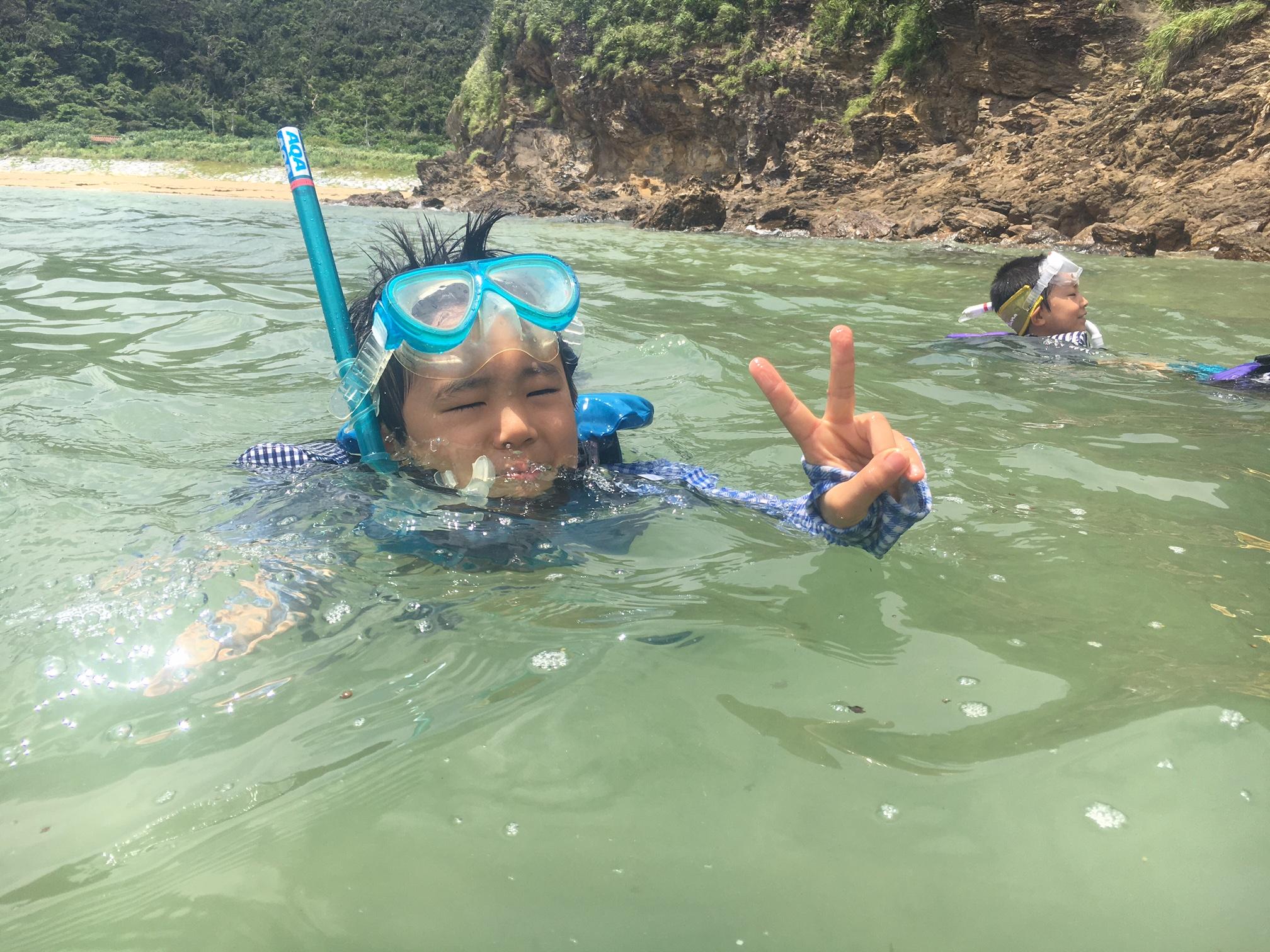 わんぱく冒険学校D〔２日目〕海遊びへ出発だ！シュノーケルをつけて、お弁当を持って、夕方までとことん海_d0363878_19120628.jpg