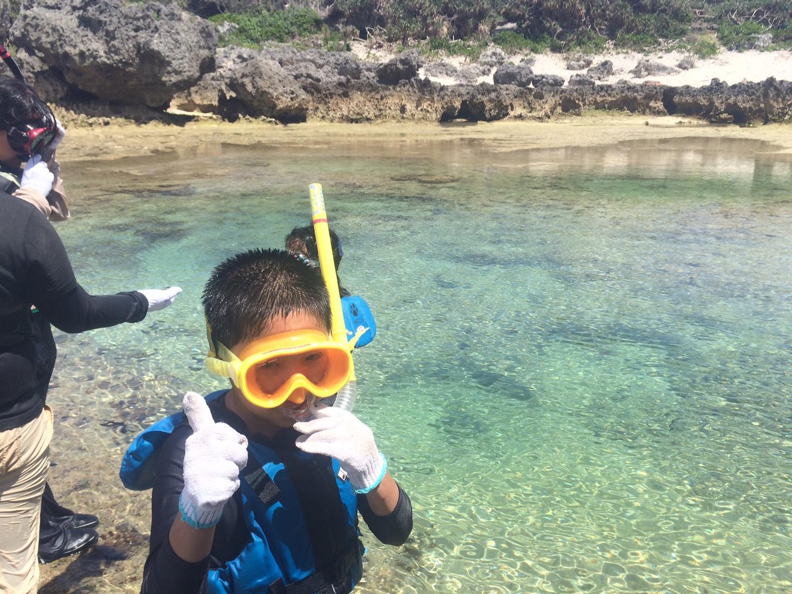 レポート◆通学合宿同窓会キャンプ〔１日目〕真っ青な海で、たくさんの魚と出会った！_d0363878_20433609.jpg