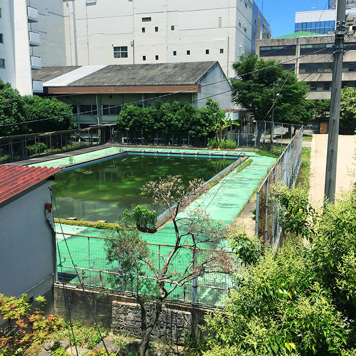 生まれ変わった大名小学校へ。_d0177239_14183331.jpg