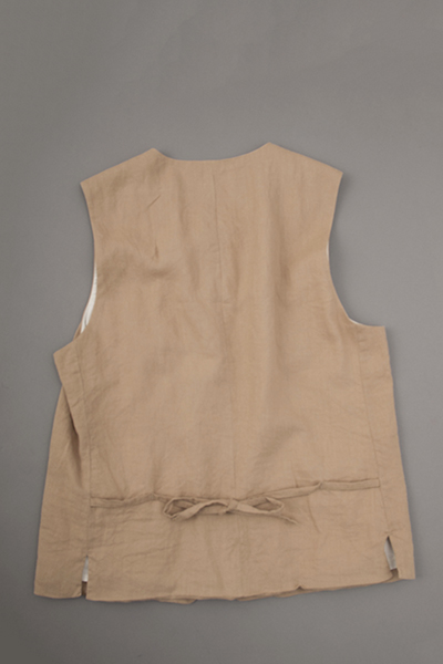 STILL BY HAND　 Linen Crew Neck Vest_d0120442_12202788.jpg