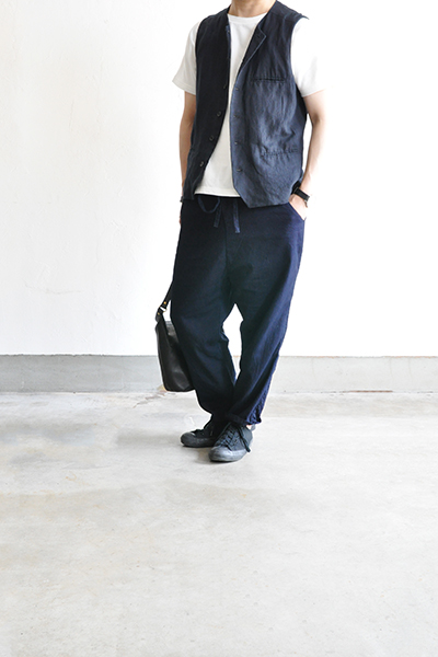 STILL BY HAND　 Linen Crew Neck Vest_d0120442_1247336.jpg