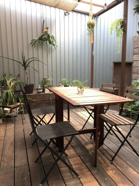 IKEAの伸縮ガーデンテーブル : ケセラセラ～家とGREEN。