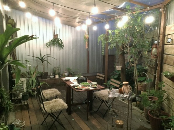 IKEAの伸縮ガーデンテーブル : ケセラセラ～家とGREEN。