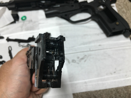KSC M93RⅡ ブローバックがショボくなる（スライドが殆ど下がら
