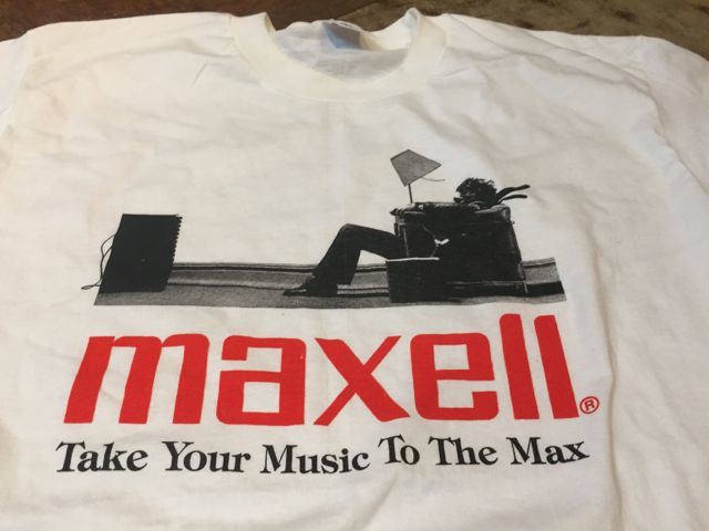 ６月１０日（土）入荷！！デッドストック！８０s〜MAXELL マクセル　Tシャツ！_c0144020_14123121.jpg