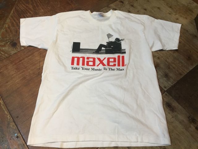 ６月１０日（土）入荷！！デッドストック！８０s〜MAXELL マクセル　Tシャツ！_c0144020_14123483.jpg