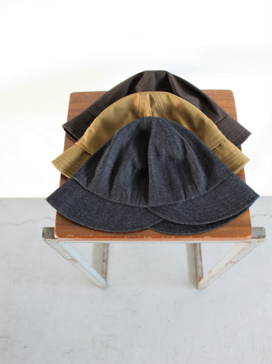 roundabout　Light Oz Denim Hat & Panama Cloth Hat_b0139281_15462913.jpg