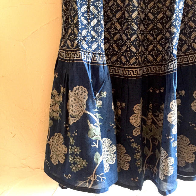 【BOHEMIANS】CALICO CF TIERED SKIRT_d0000298_14485796.jpg