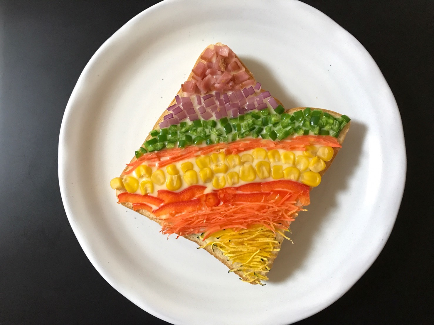 レインボートースト 再び ぼっちオバサン食堂 レインボートースト 再び ぼっちオバサン食堂