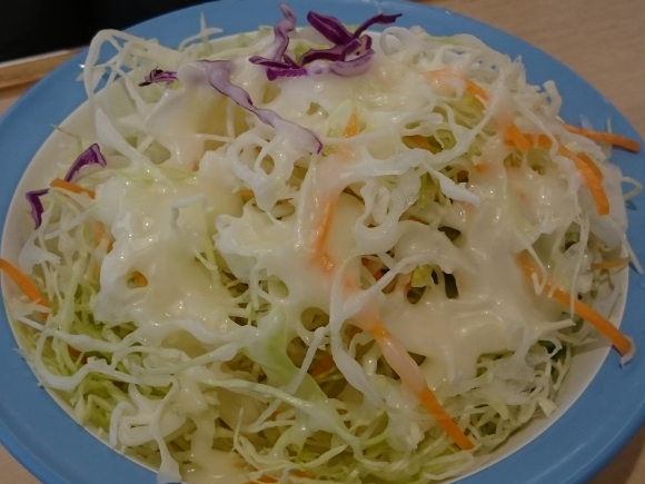 6/9夜勤明け ごろごろ煮込みチキンカレー野菜サラダセット¥690+生ビール2杯¥300@松屋_b0042308_22453797.jpg