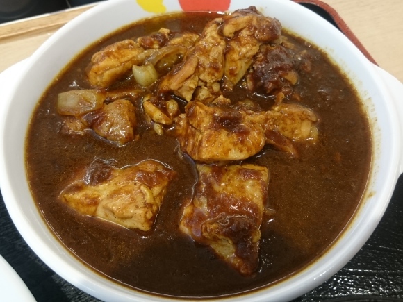 6/9夜勤明け ごろごろ煮込みチキンカレー野菜サラダセット¥690+生ビール2杯¥300@松屋_b0042308_22460208.jpg