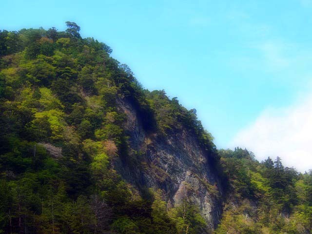 涼風滝めぐり25 安居渓谷の「昇竜の滝」 - つれづれ日記