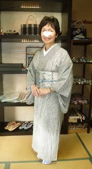 お友達とご来店のお客様・ファッションカンタータ節目の着物_f0181251_1194832.jpg
