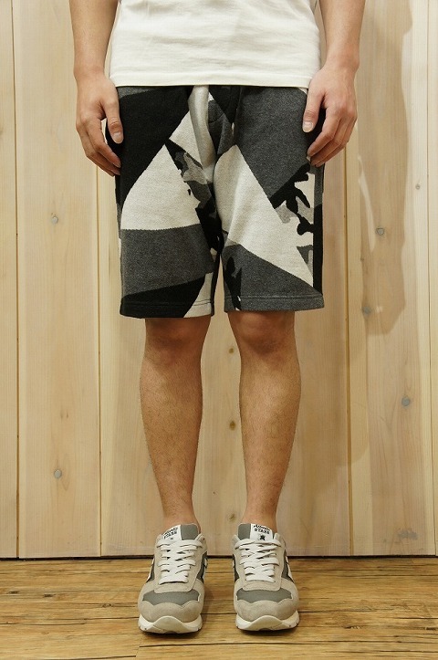 完全オリジナル柄！【wjk】【ダヴル・ジェイ・ケイ】5812 jd12f jacquard patchwork shorts [19/gr/bk]☆そして、小出。_b0108653_20182171.jpg