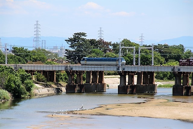 藤田八束の鉄道写真@兵庫県西宮市武庫川公園からの貨物列車写真・・・都民ファーストの会が圧勝東京は変われるか?_d0181492_08040306.jpg