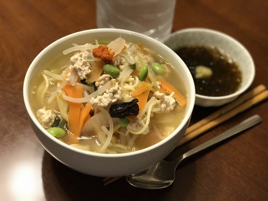 今日の健康弁当 と 夜の糖質0g麺。_c0212604_20485032.jpg