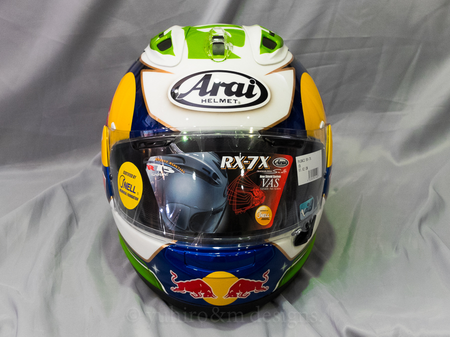 Arai Rx 7x ペドロサ侍ヘルメット Yuhiro M Designs2