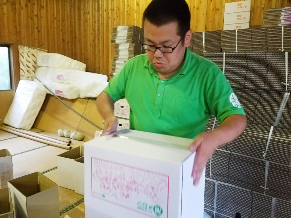 【第1回目配送分の箱詰め☆】茨城の旬をお届け！ 鉾田市（旭）のガルパンメロンセット！（季節・数量限定）※６月13日から順次配送となります part 9_a0283448_11142250.jpg