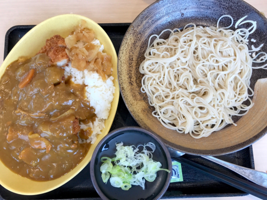 満腹カツカレーセット／ゆで太郎_d0359388_23361464.jpg