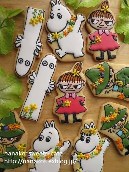 ムーミンアイシングクッキー Nanako Sweets Cafe ムーミンアイシングクッキー Nanako Sweets Cafe