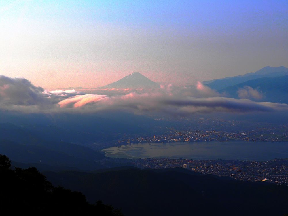 高ボッチ一人ボッチ♪･･･2017.6.10の朝景。富士山は見えたのか？_a0031821_11024919.jpg