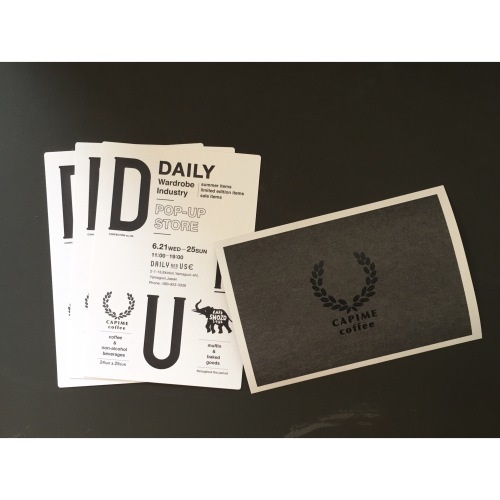 Daily Wardrobe Industry POP-UP STORE & CAPIME coffee 出張喫茶_e0273657_14265553.jpeg