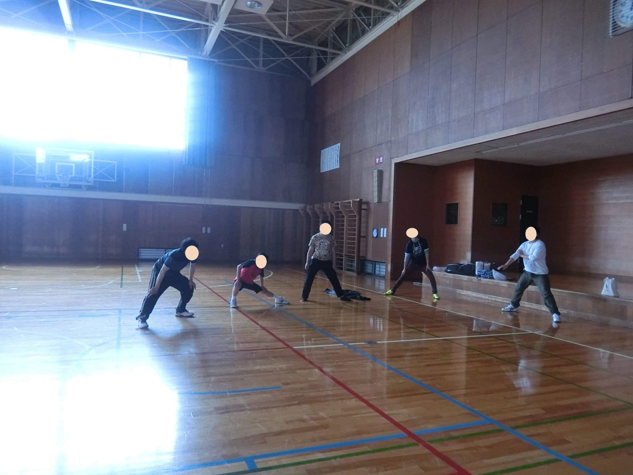 三川町体育館 体いっぱい動かして 汗びっしょり その後の はまた美味しいね ハウスカ