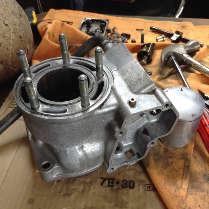 96 RM125 エンジン・メンテ2 : リターンライダーのひとり言