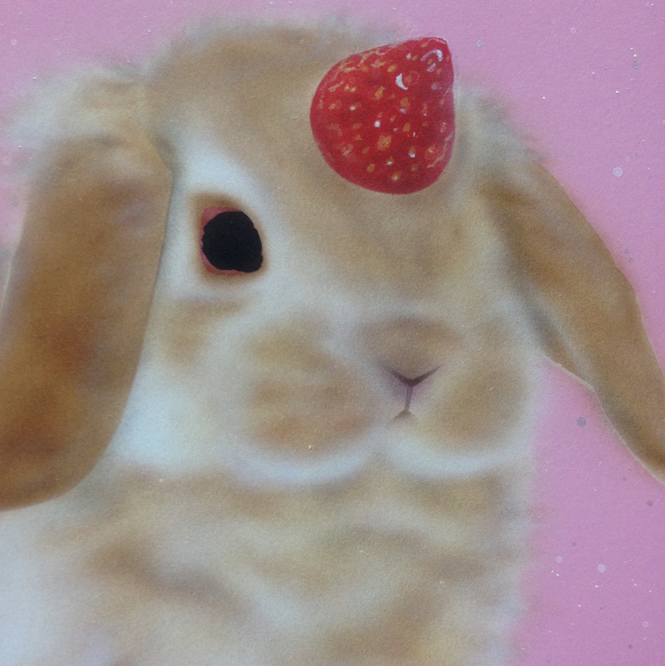 #リアリズム絵画［#萌獣］ #ユニピョーン：一号（兎に角：つのうさぎ）#メイキング_a0021565_22434765.jpg