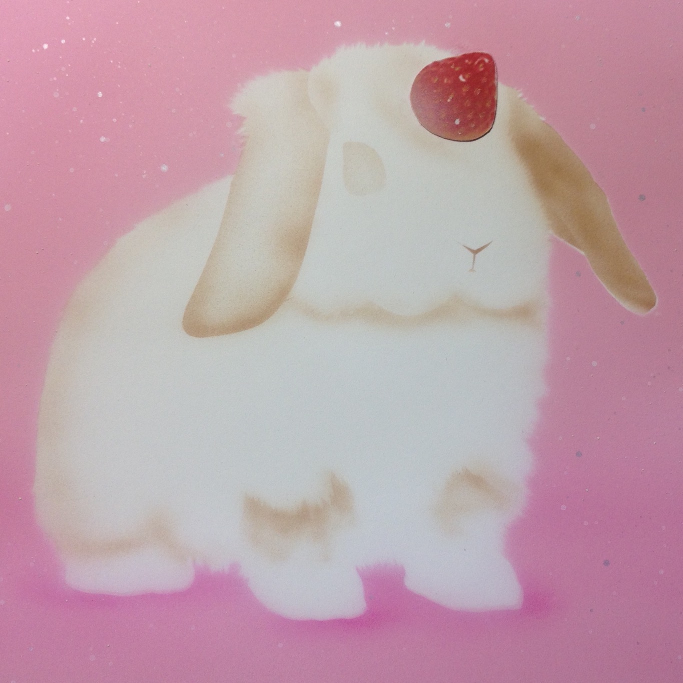 #リアリズム絵画［#萌獣］ #ユニピョーン：一号（兎に角：つのうさぎ）#メイキング_a0021565_22452128.jpg
