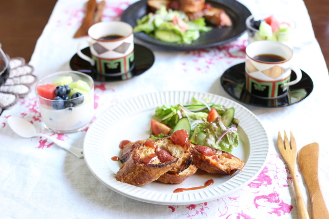 今週末のBreakfastは、フレンチトースト♪_f0354014_13223002.jpg