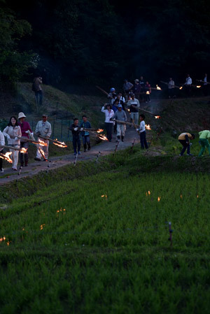 天理市指定無形民俗文化財 山田町虫送り_b0199522_16360984.jpg